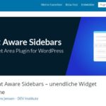 Wordpress-Plugin: Context Aware Sidebars