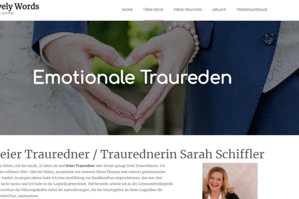 Urlaub effektiv genutzt – neue Webseite