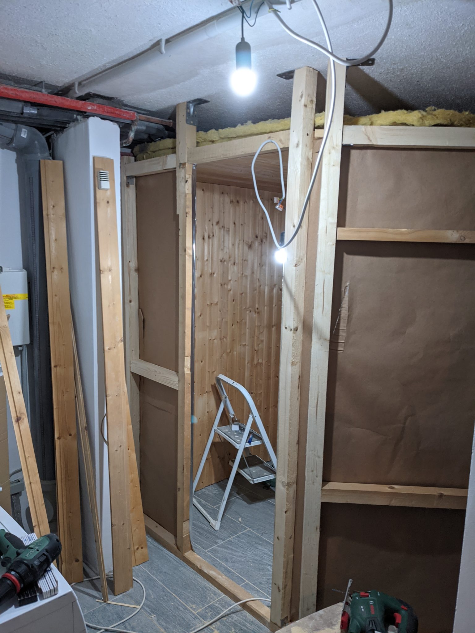 Sauna selber bauen ohne Bausatz unser Winterprojekt