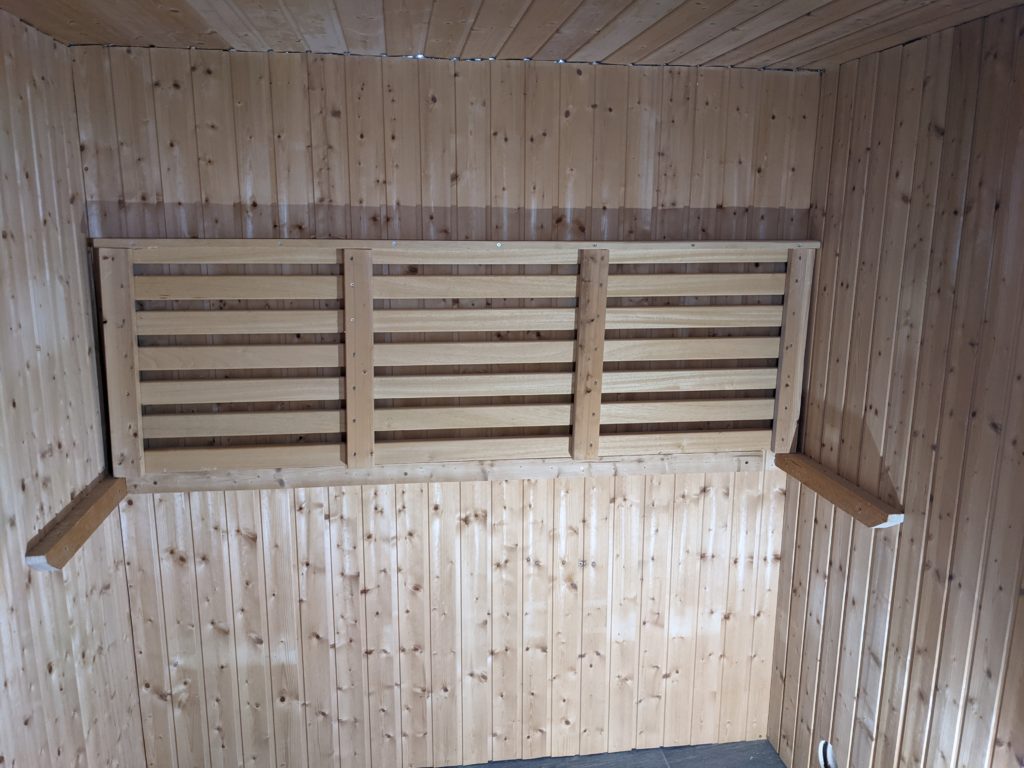Sitzbänke in der Sauna - Unterkonstruktion ist entscheidend