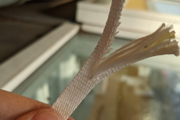 Wintergarten Markise Tuch hängt durch – Zugseil gerissen