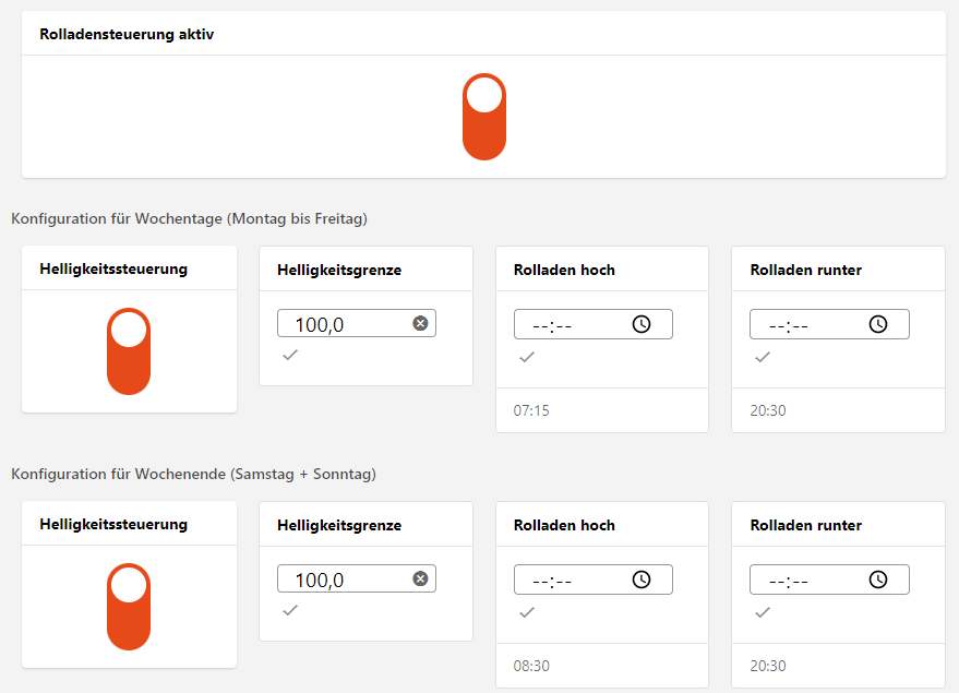 automatische Rolladensteuerung mit openHAB