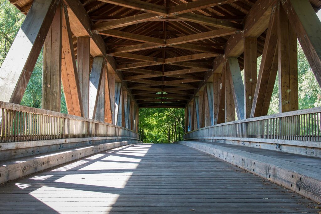 hölzerene Brücke