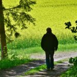 Rentner im Wald