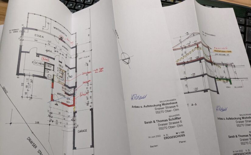 Bauvertrag unterzeichnet - Planung abgeschlossen