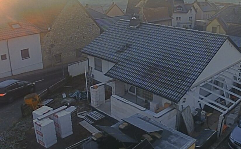 Stand der Baustelle im Dezember 2024