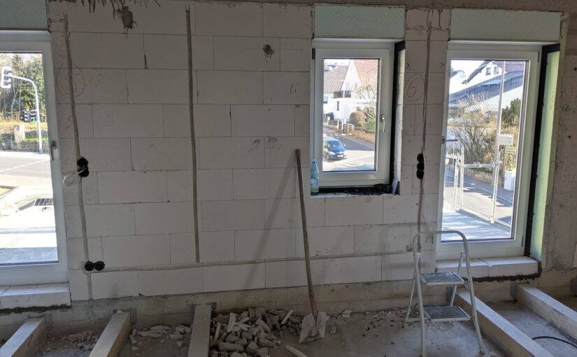 Dichte Gebäudehülle - los geht es mit Eingeleistungen