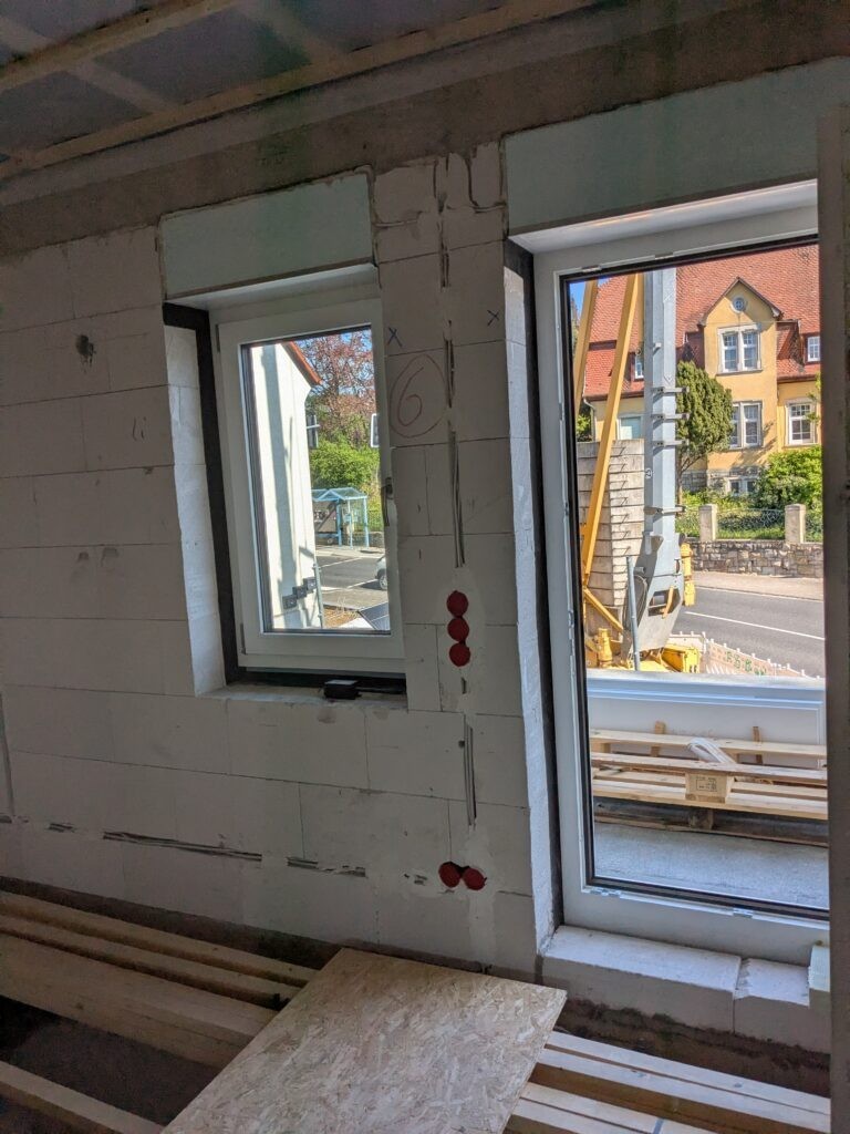 Vorbereitungen für den Innenputz