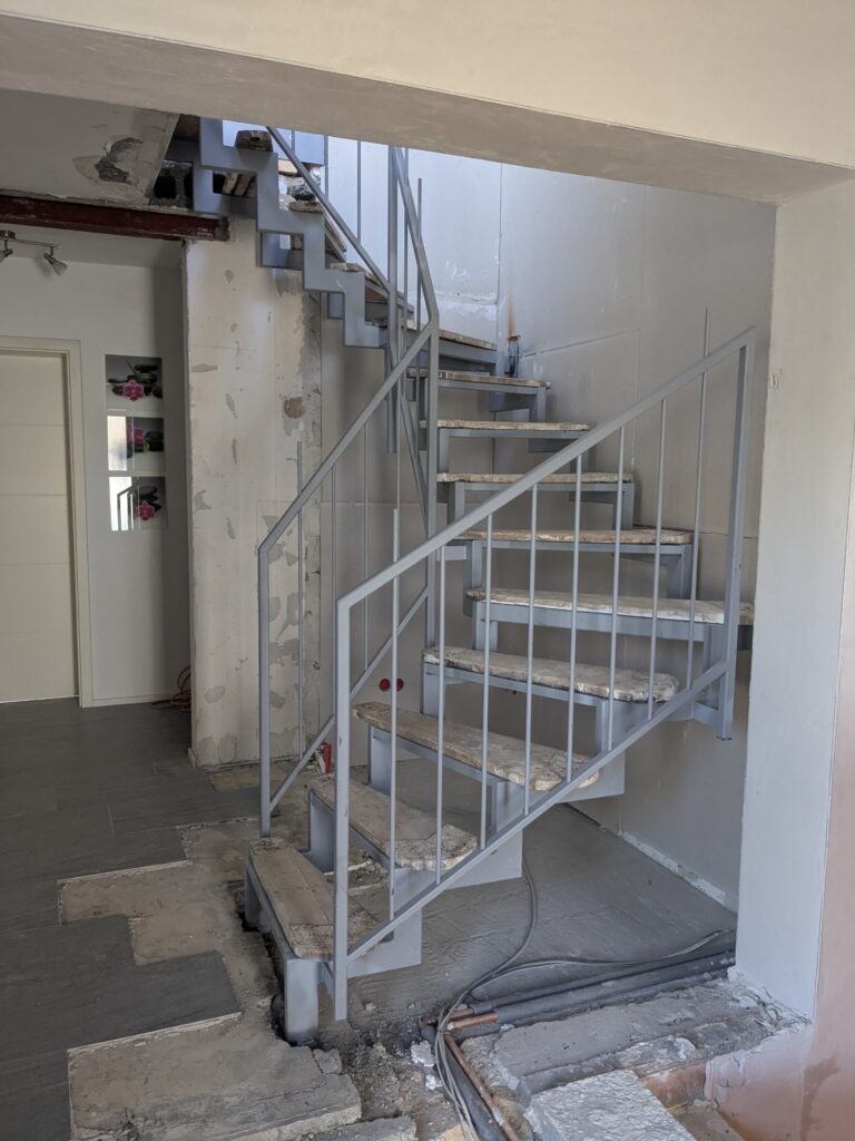Treppe ist da
