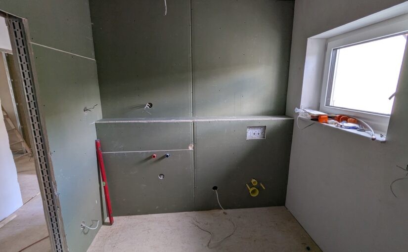 Innenwände sind da - Trockenbau im Bad