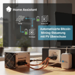 Bitcoin Miner automatisiert regeln - PV Überschuss  und Home Assistant Bitcoin Mining mit PV Überschuss