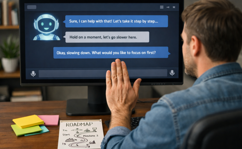 KI Anforderungserhebung - Bremsen der KI