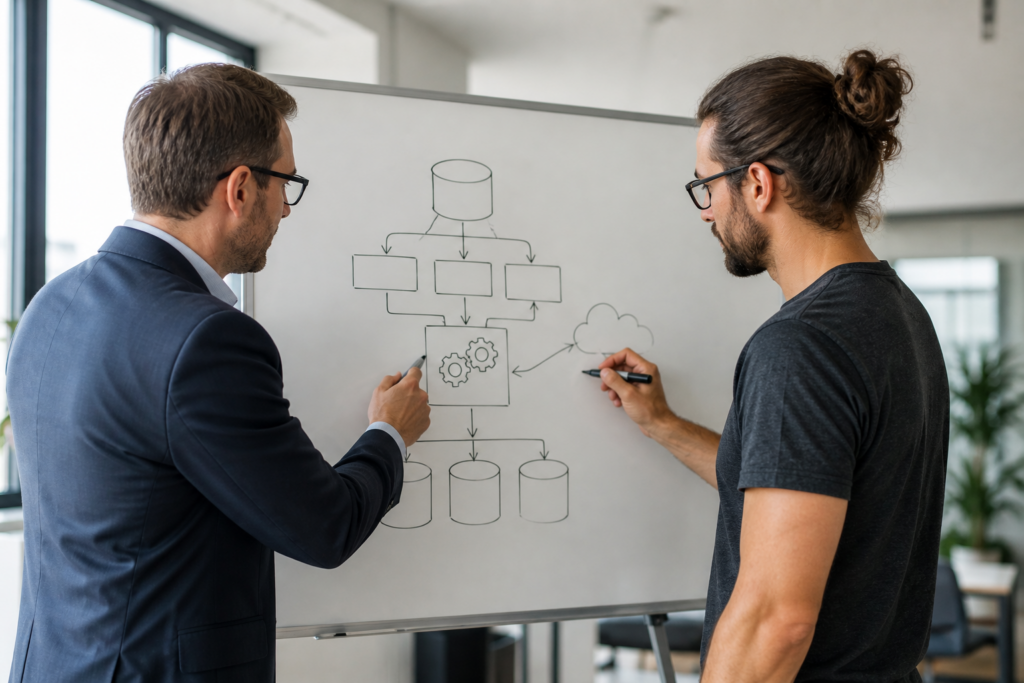 Entwickler und Fachbereich - ein Team