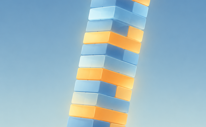 Jenga Turm oder stabile Basis?