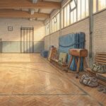 Vereinswebsite selbst pflegen: Die Anforderung, die niemand ausgesprochen hat Leere Sporthalle eines Dorfvereins am späten Nachmittag
