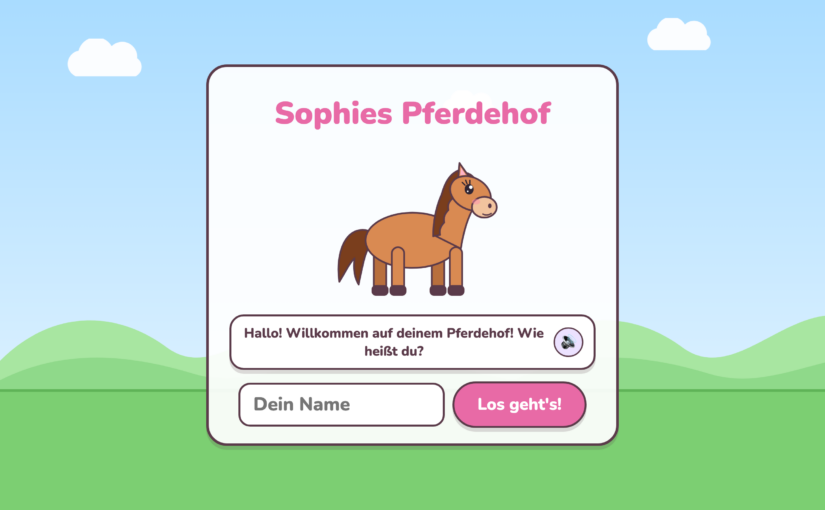 Sophies Pferdehof - Rechenspiel 3. Klasse