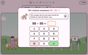 Rechenweg spielerisch erklärt